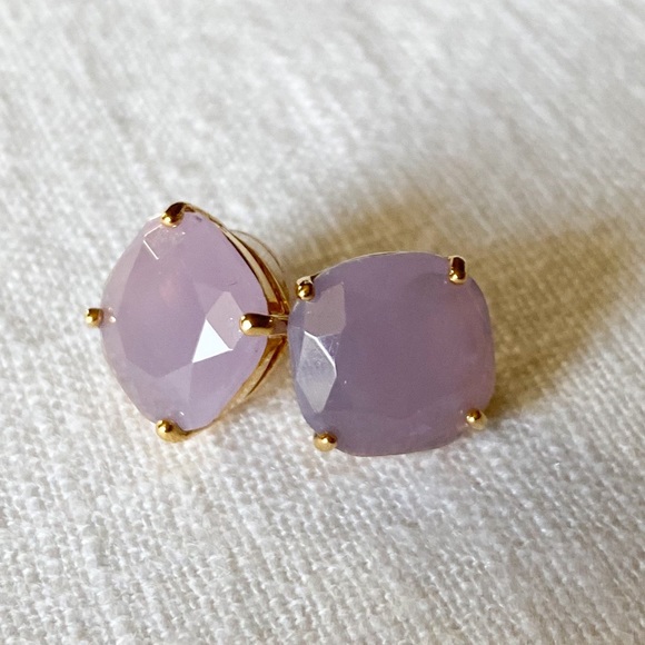 kate spade Jewelry - Kate Spade New York Lavender Square Stud Earnings